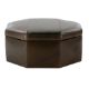 Picture of Othello 40" Octagon Leather Storage Ottoman